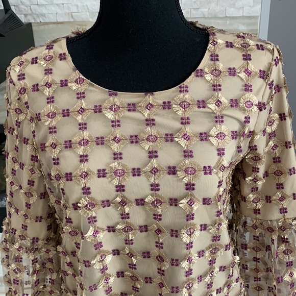 Women’s Calvin Klein Wide Bell Like Sleeves‎ Size XS (95) - Picture 2 of 14